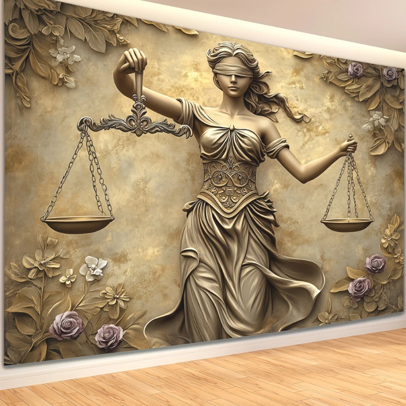 3D Wallpaper Justice for All SKU# WAL0720